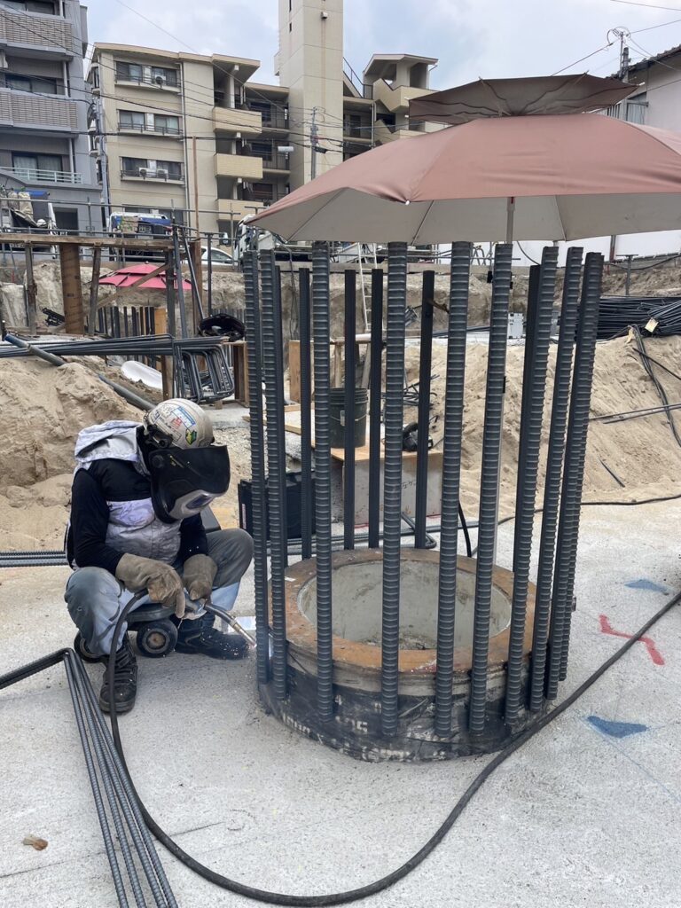 フレア溶接